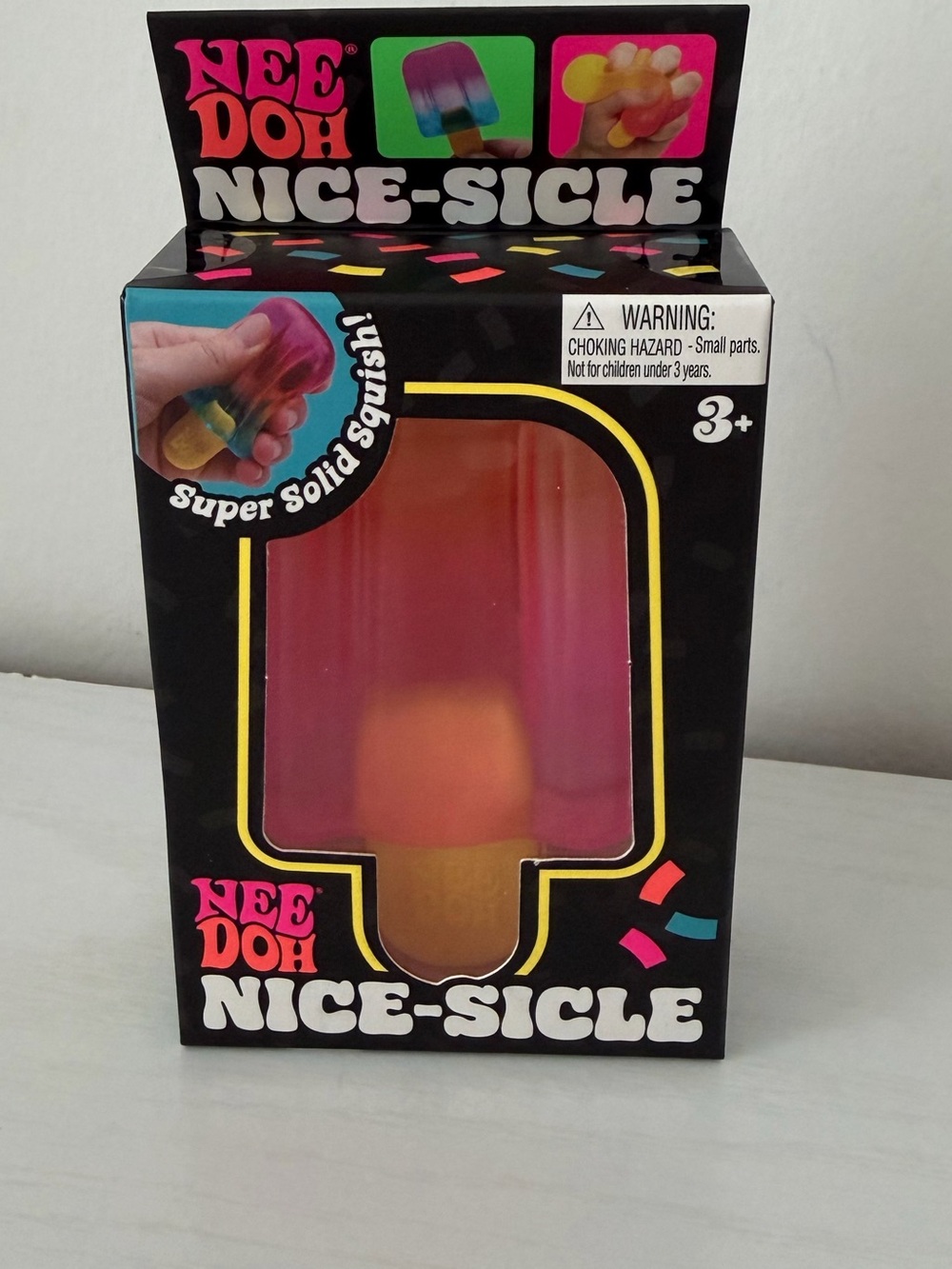 Schylling NeeDoh Nice-Sicle Popsicle Super Solid Squishy